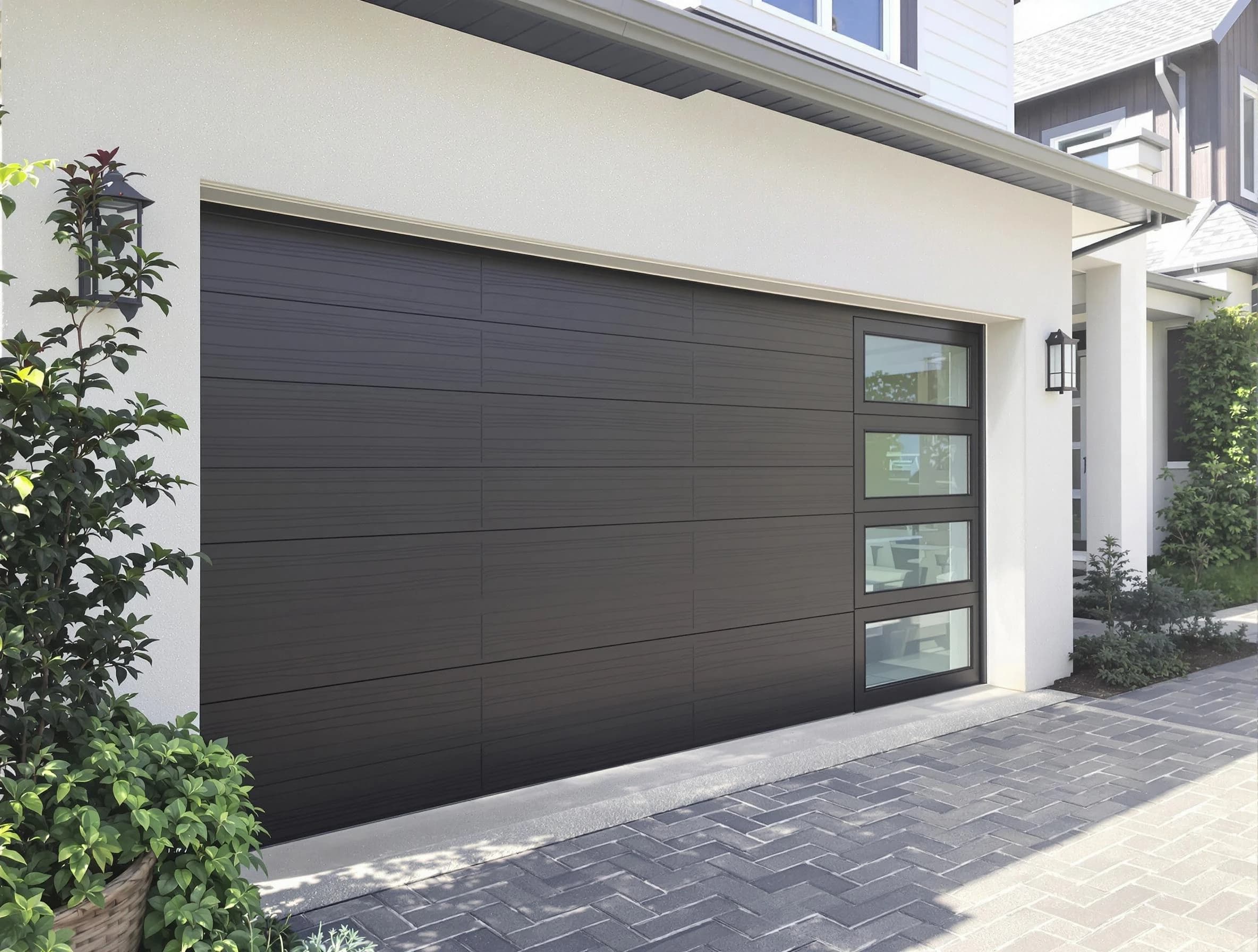 Custom garage door installation by Edgewater Garage Door Repair in Edgewater