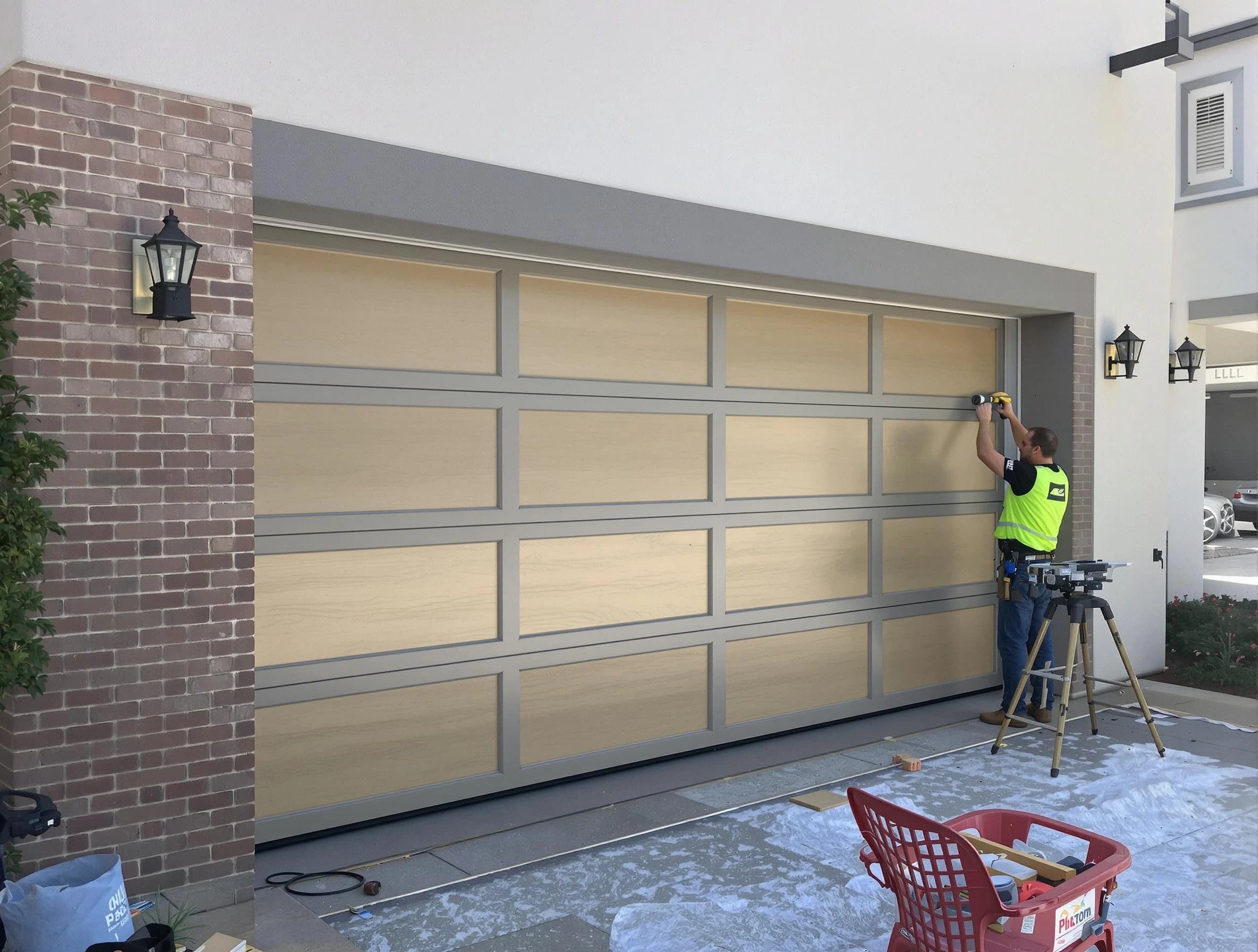 Garage door replacement service by Edgewater Garage Door Repair in Edgewater