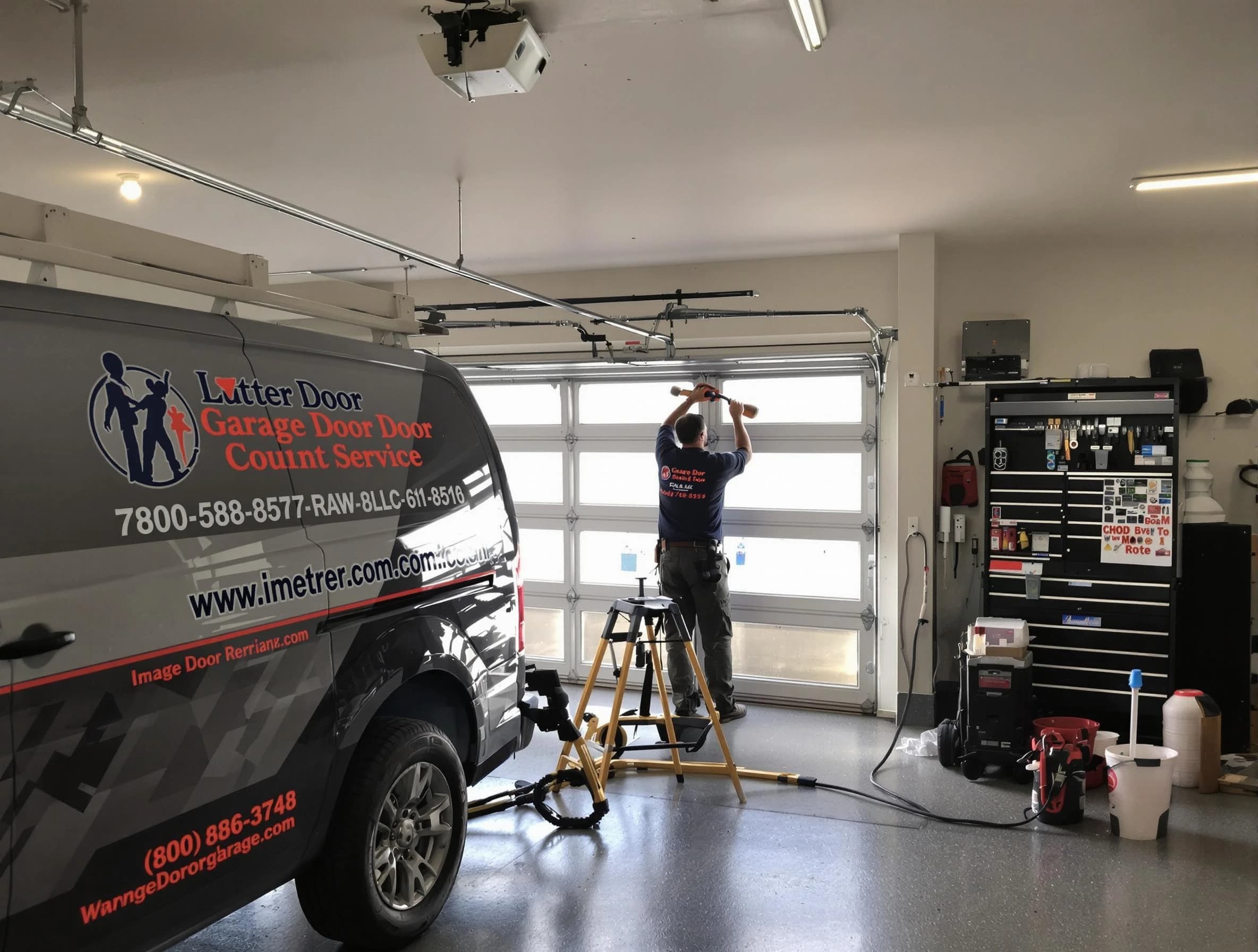 Edgewater Garage Door Repair rapid response team performing same-day repair in Edgewater